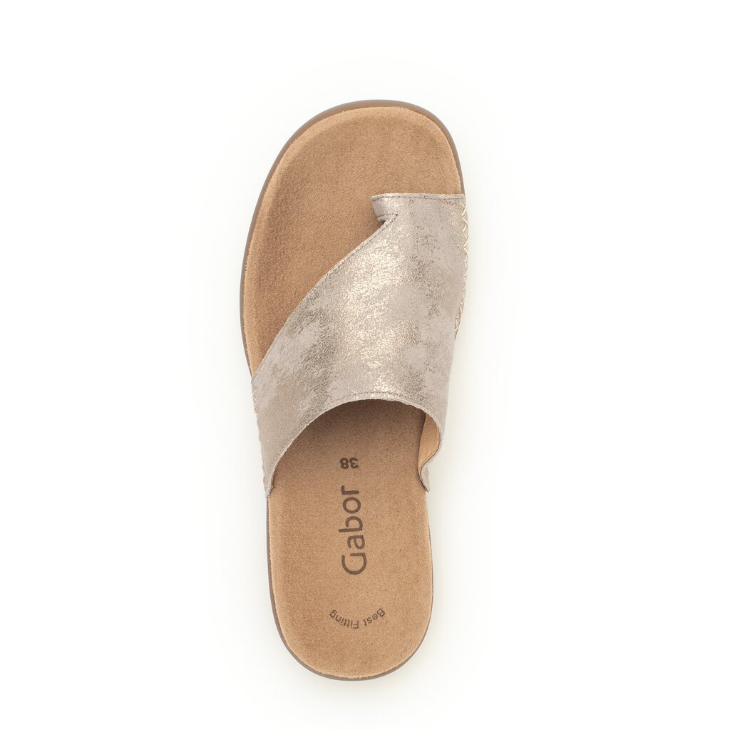 Gabor fashion Zehentrenner beige