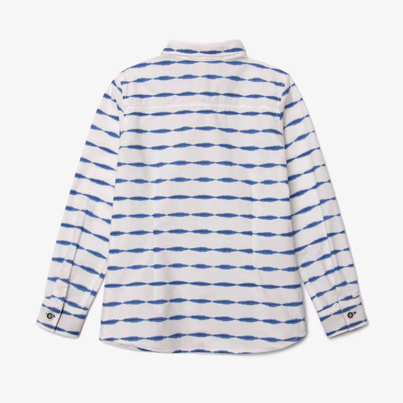 Chemise garçon rayures Shibori Catimini