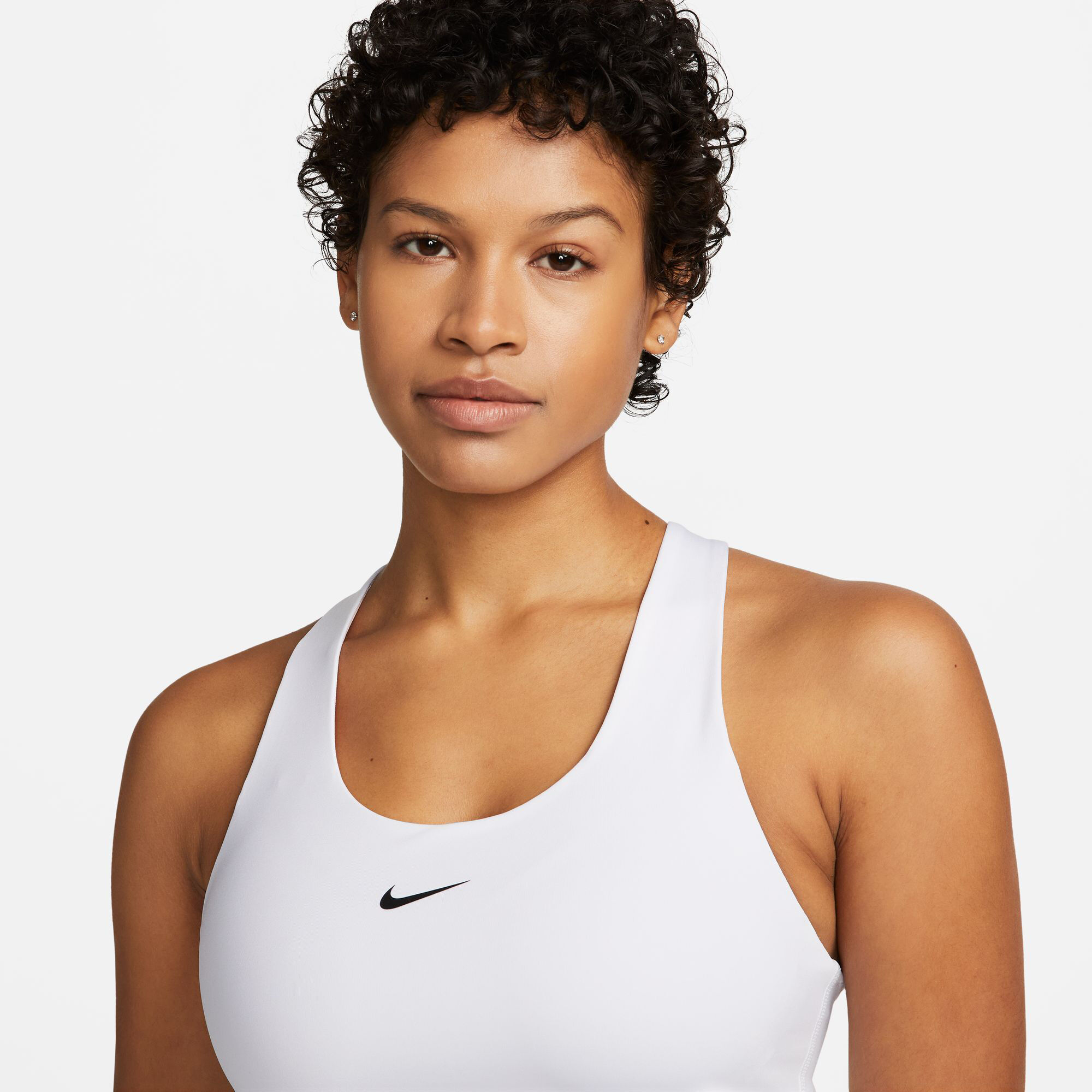 Dri-Fit Swoosh Bra Tank-Top Damen - Weiß