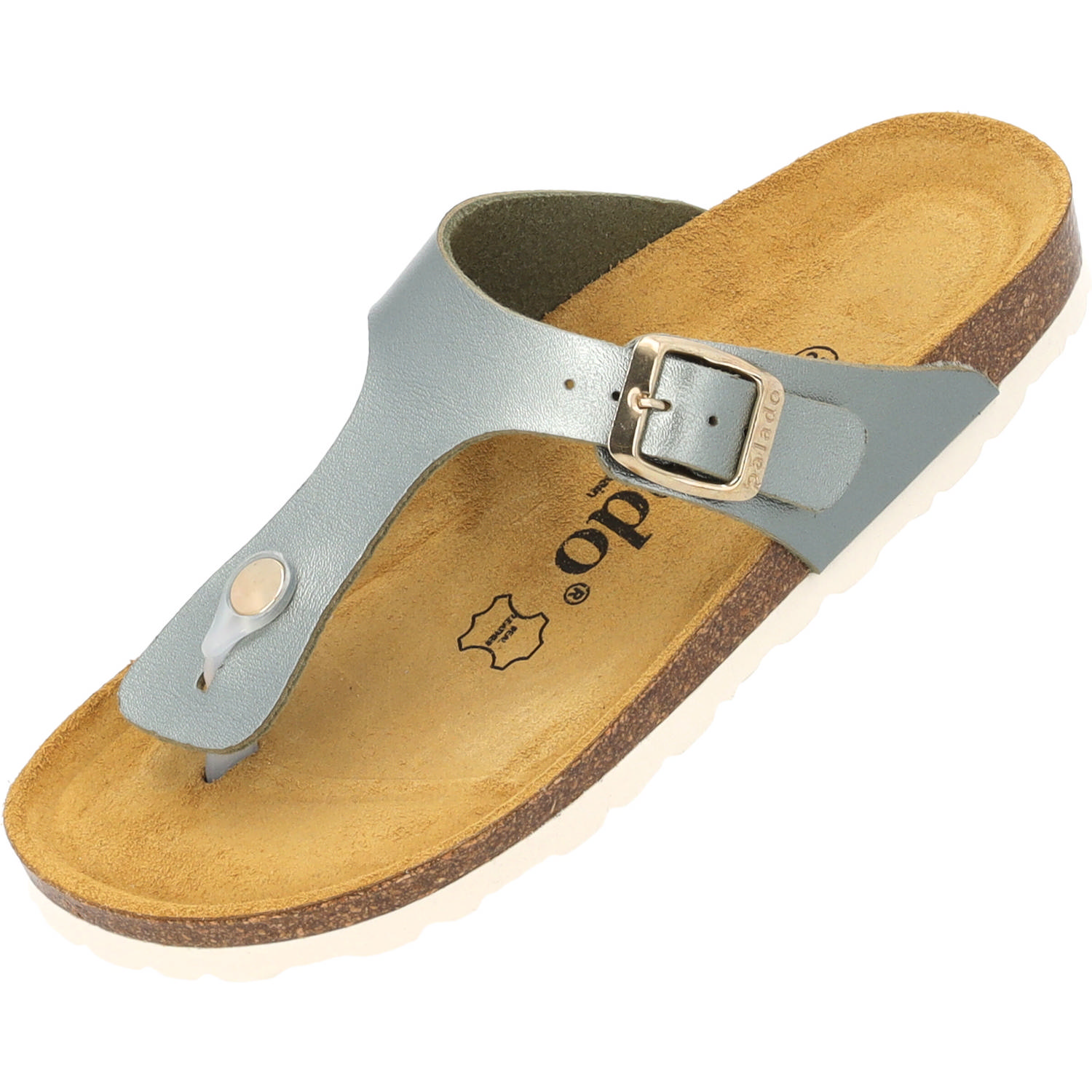 Palado Kos Metallic, Zehentrenner, Damen, Olive