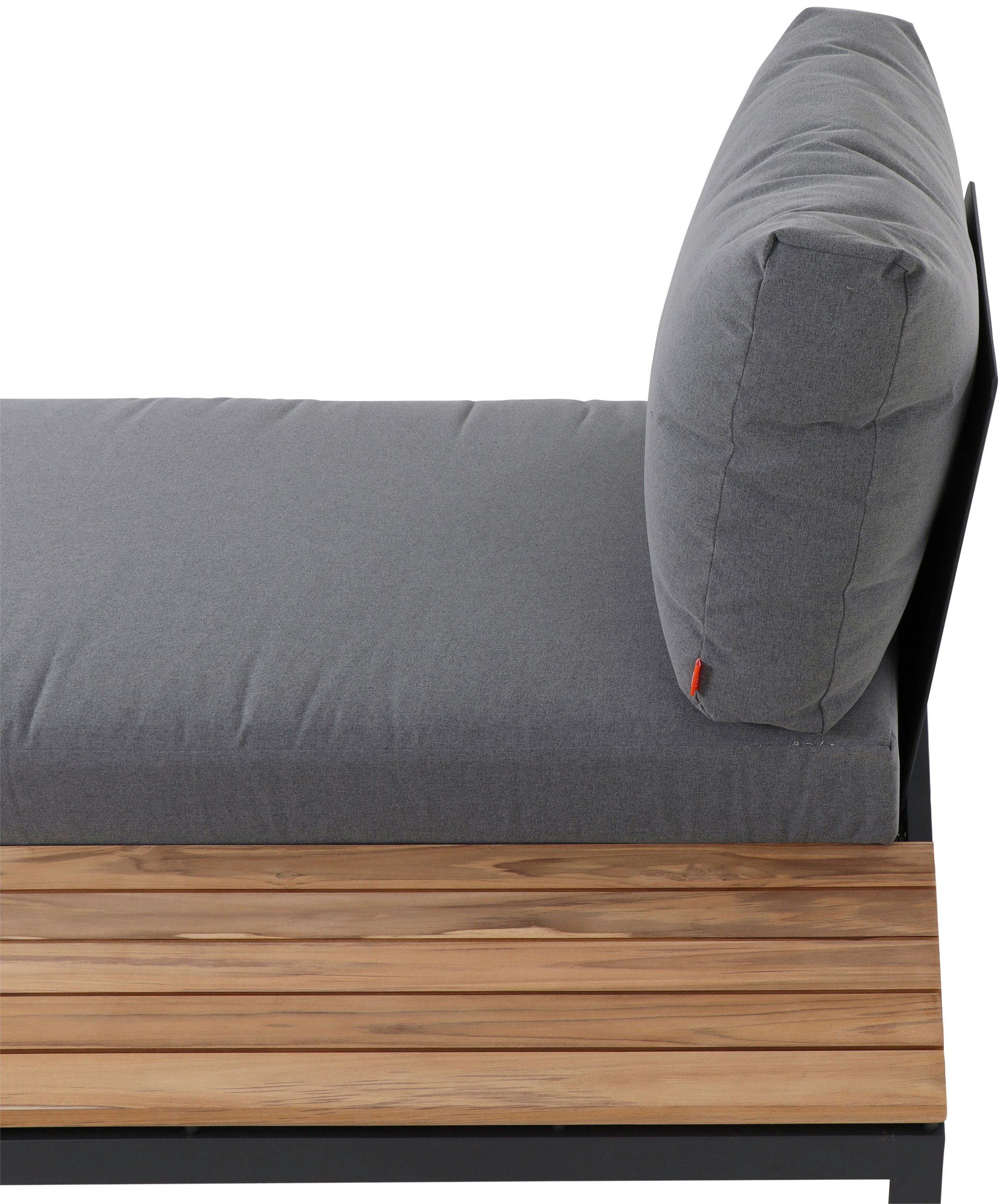 Siena Garden Loungesofa Alvida, Recamiere links, BxTxH: 102x177x84 cm