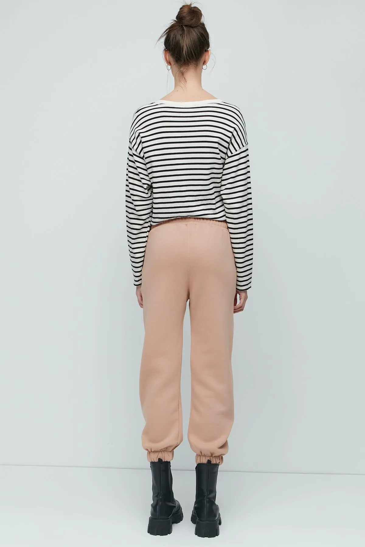 C&City  Jogger-Jogginghose mit dicker Fleece-Innenseite 906 Creme
