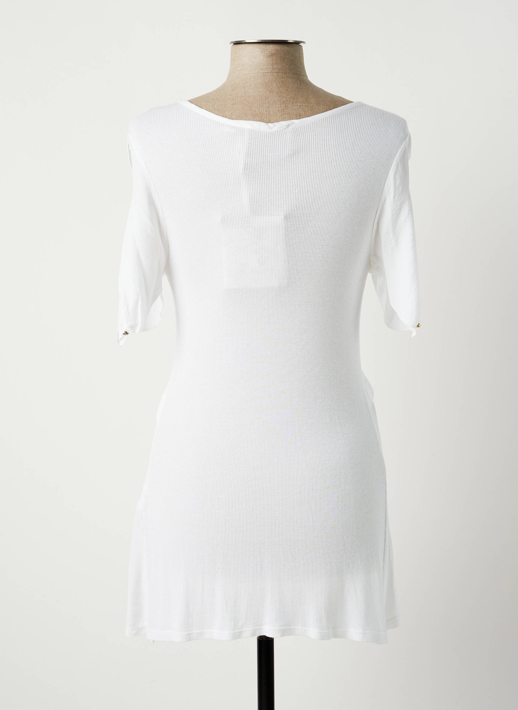 Elisa Cavaletti Tuniquemanchecourte Femme couleur blanc