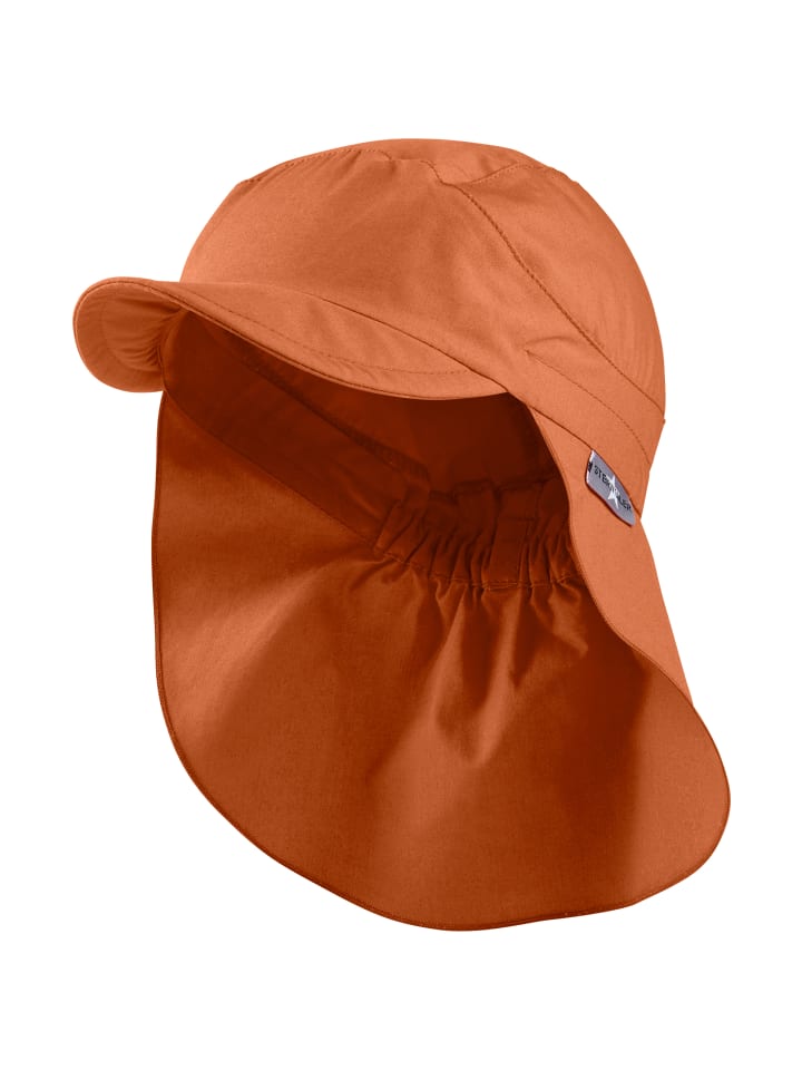 Sterntaler Schirmmütze mit Nackenschutz Basic in mittelrot günstig kaufen
