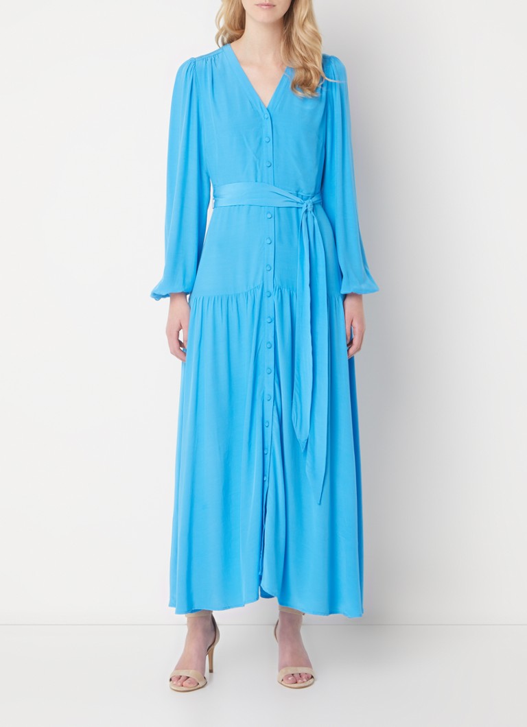Rochie lungă din satin Tori de la Phase Eight, cu fundă în talie.