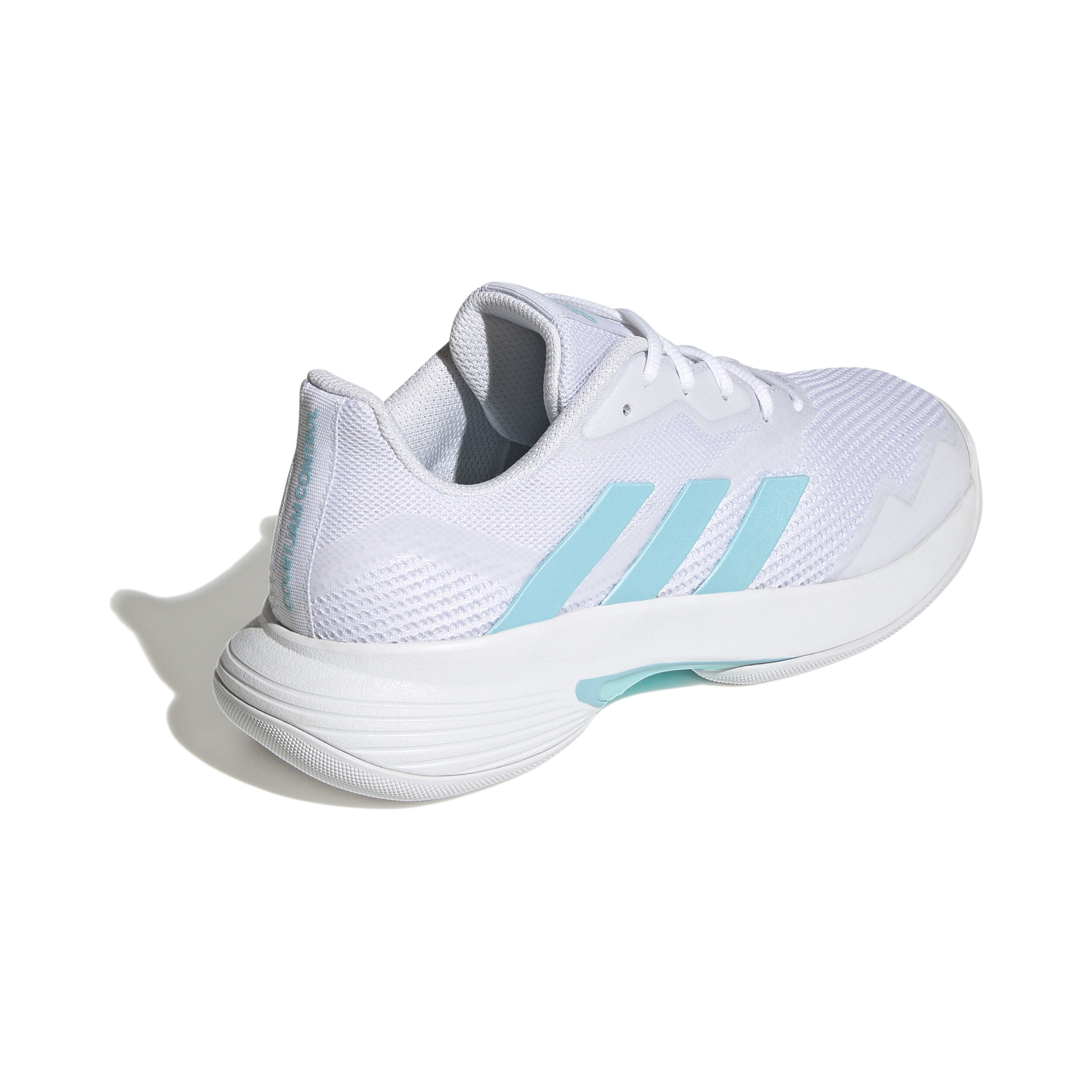 CourtJam Control Teppichschuh Damen - Weiß, Türkis