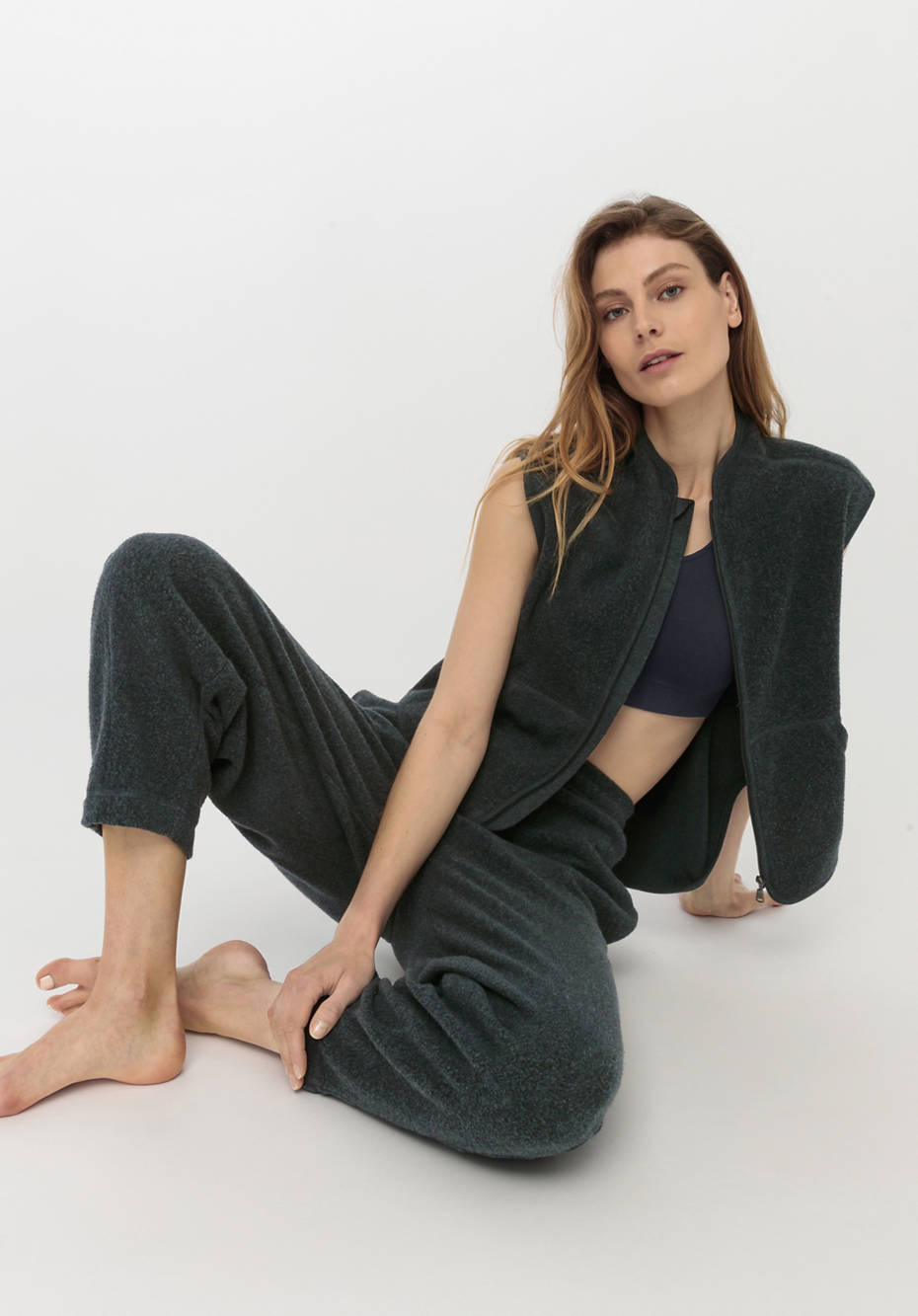 Fleece-Hose aus reiner Bio-Baumwolle