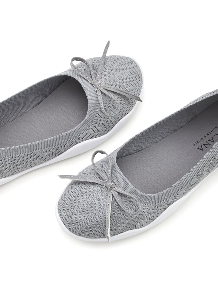 LASCANA Sneaker Ballerinas in grau günstig kaufen