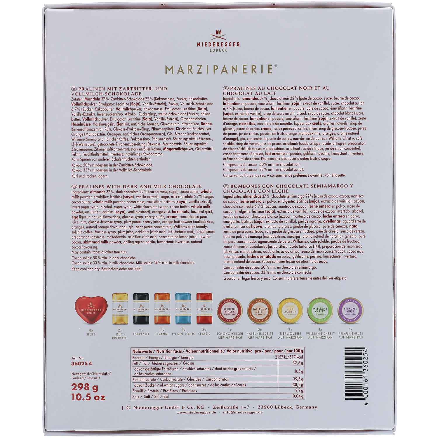 Niederegger Marzipanerie 298g