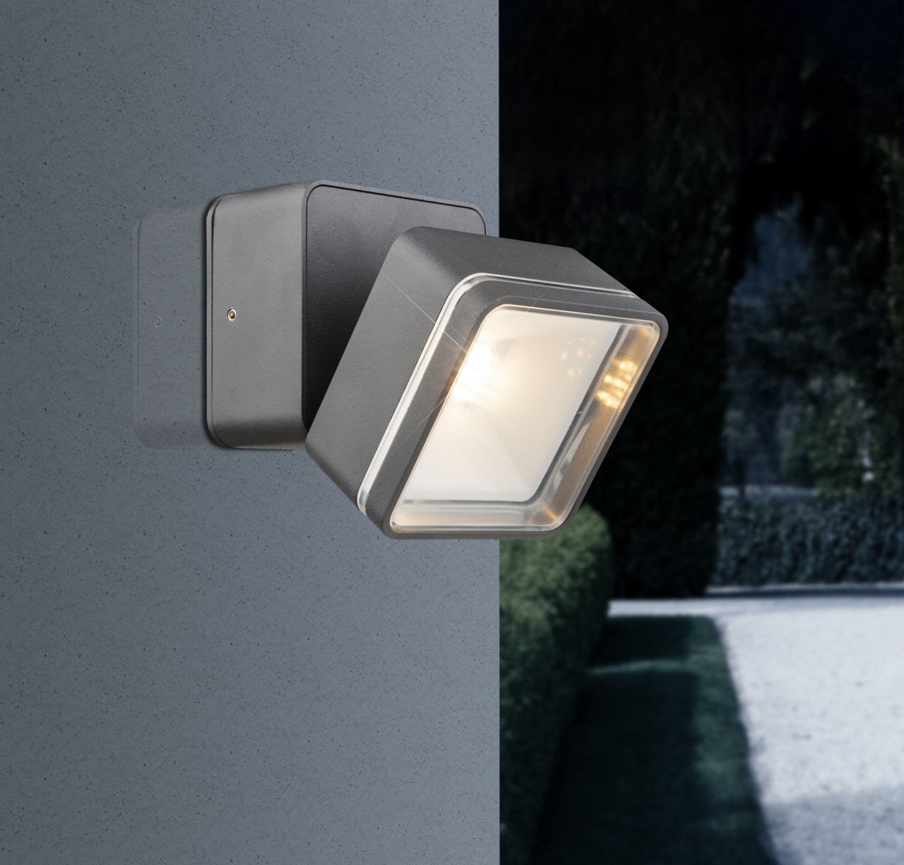 Globo Lighting - LISSY - Außenleuchte Aluminium Druckguss anthrazit, LED