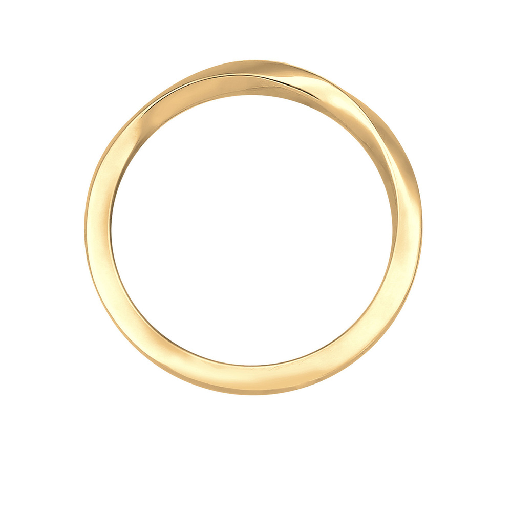 Elli Elli Bague Femme Tsadée et Martelée Moderne en Argent Sterling 925 Bague