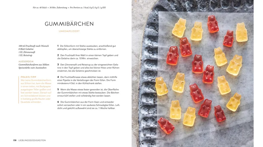 Süßigkeiten zuckerfrei
