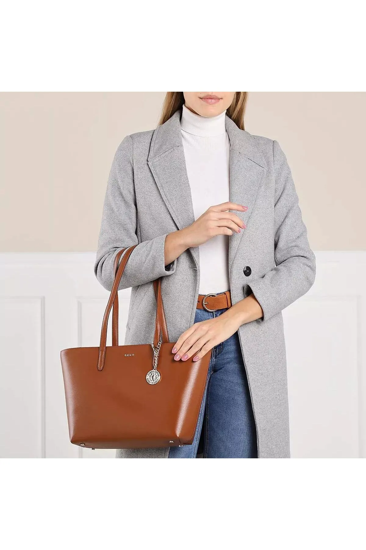 Dkny  Bryant – Mittlere Tragetasche in Karamell