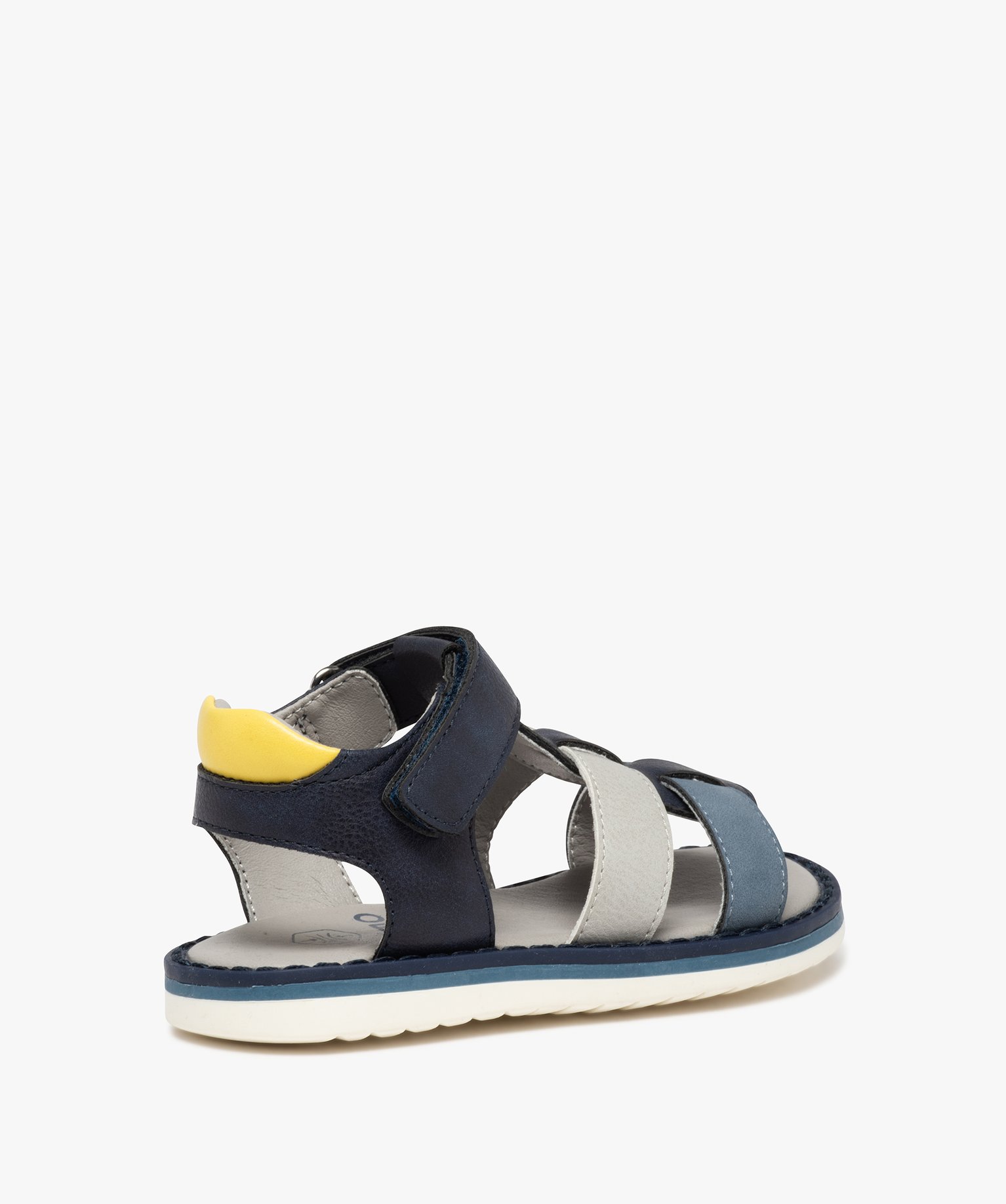 Sandales Garçon à brides multiples colorées marine | GEMO