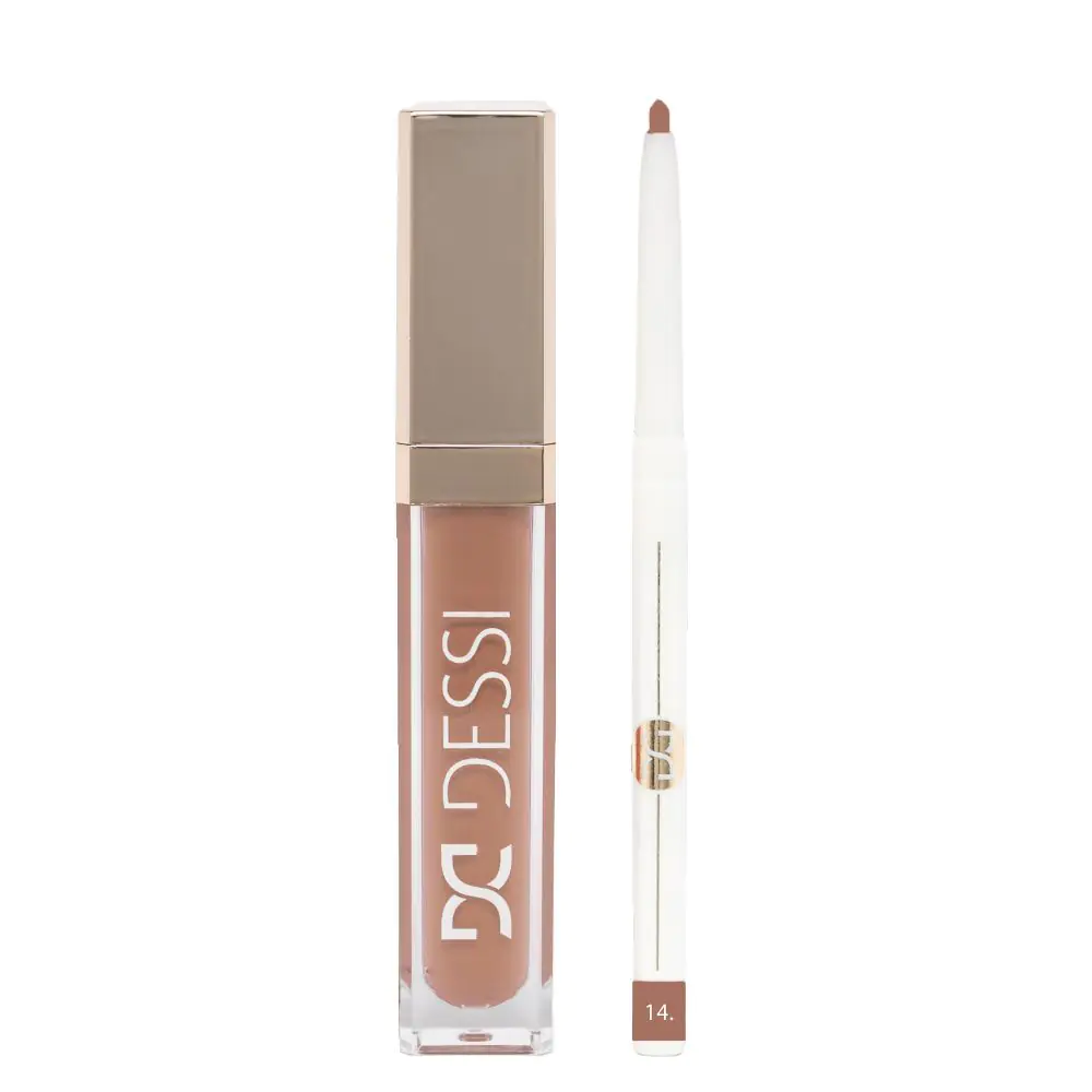 Dessi Cosmetics Lip Kit ruž za usne 18 Cheers + olovka za usne 14