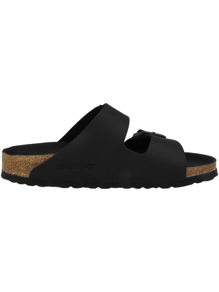 Birkenstock Sandale Arizona Birko-Flor schmal in schwarz günstig kaufen