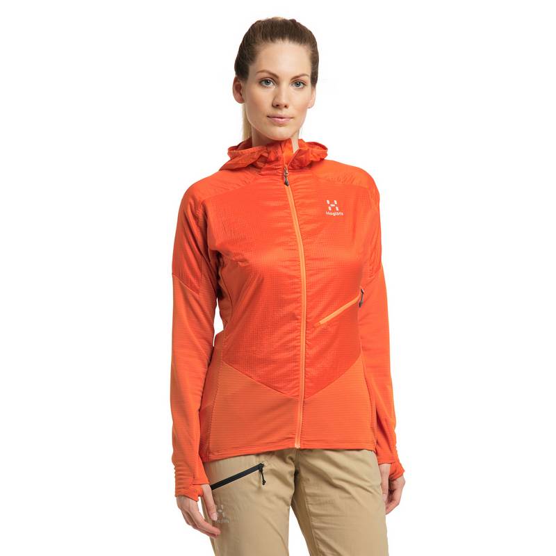 Haglöfs L.I.M Hybrid Hood Fleecejacke Damen