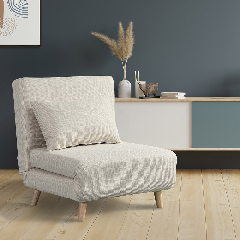 Home Deluxe HOME DELUXE Schlafsessel SNOOZE - Webstoff Beige