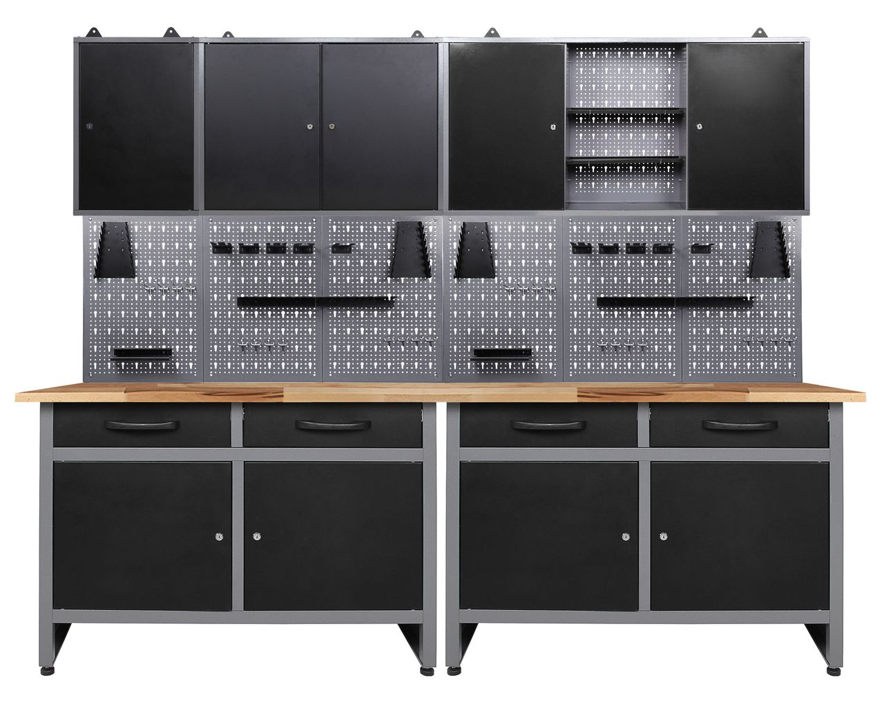 Ondis24 Ondis24 Werkstatt Set Werner 240 cm 3 Schränke