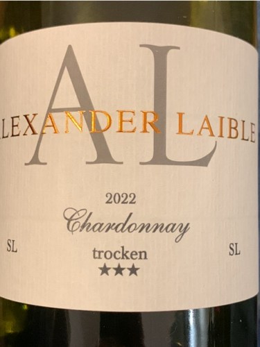 Alexander LaibleChardonnay SL Trocken 2022