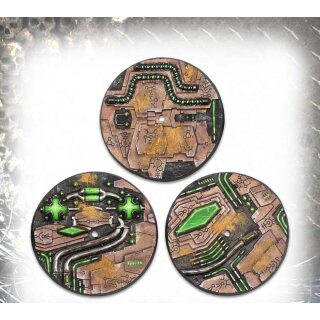 60mm Tomb World Flight Bases (3)