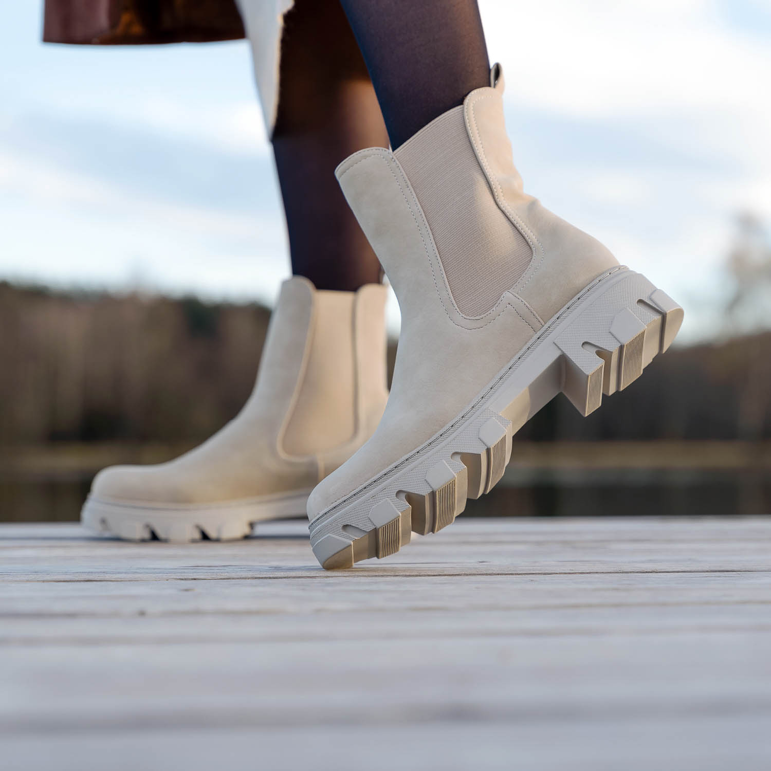 Palado Caprera, Chelsea Boots, Damen, Beige