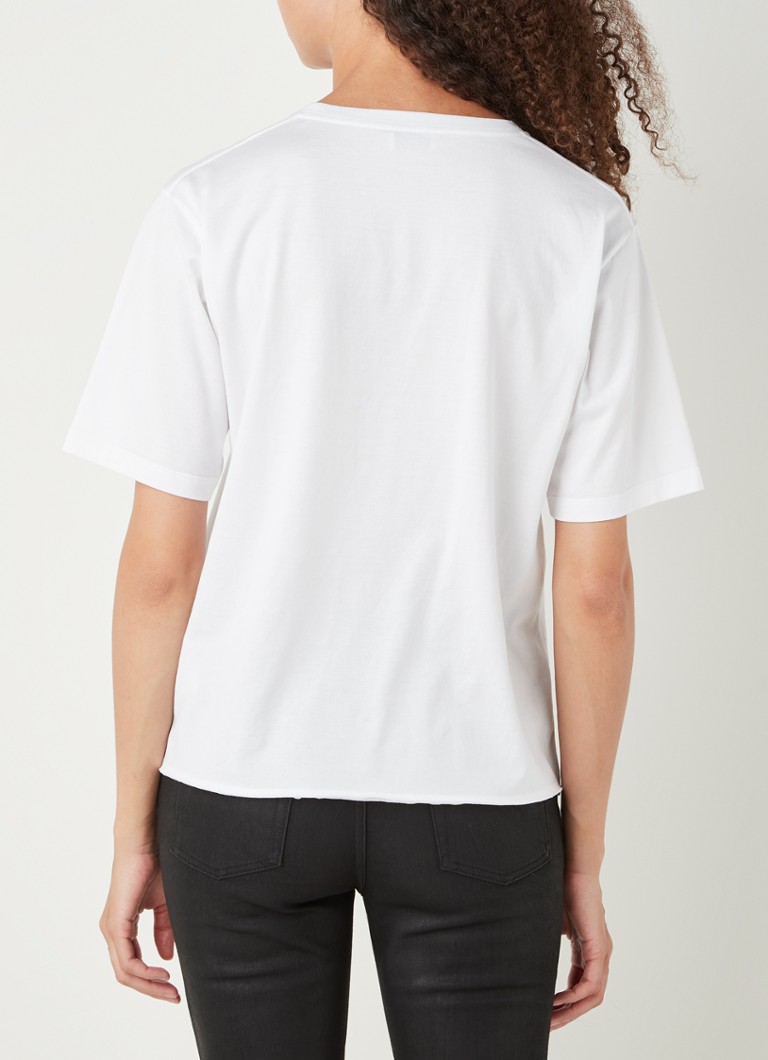 T-shirt Saint Laurent con logo stampato