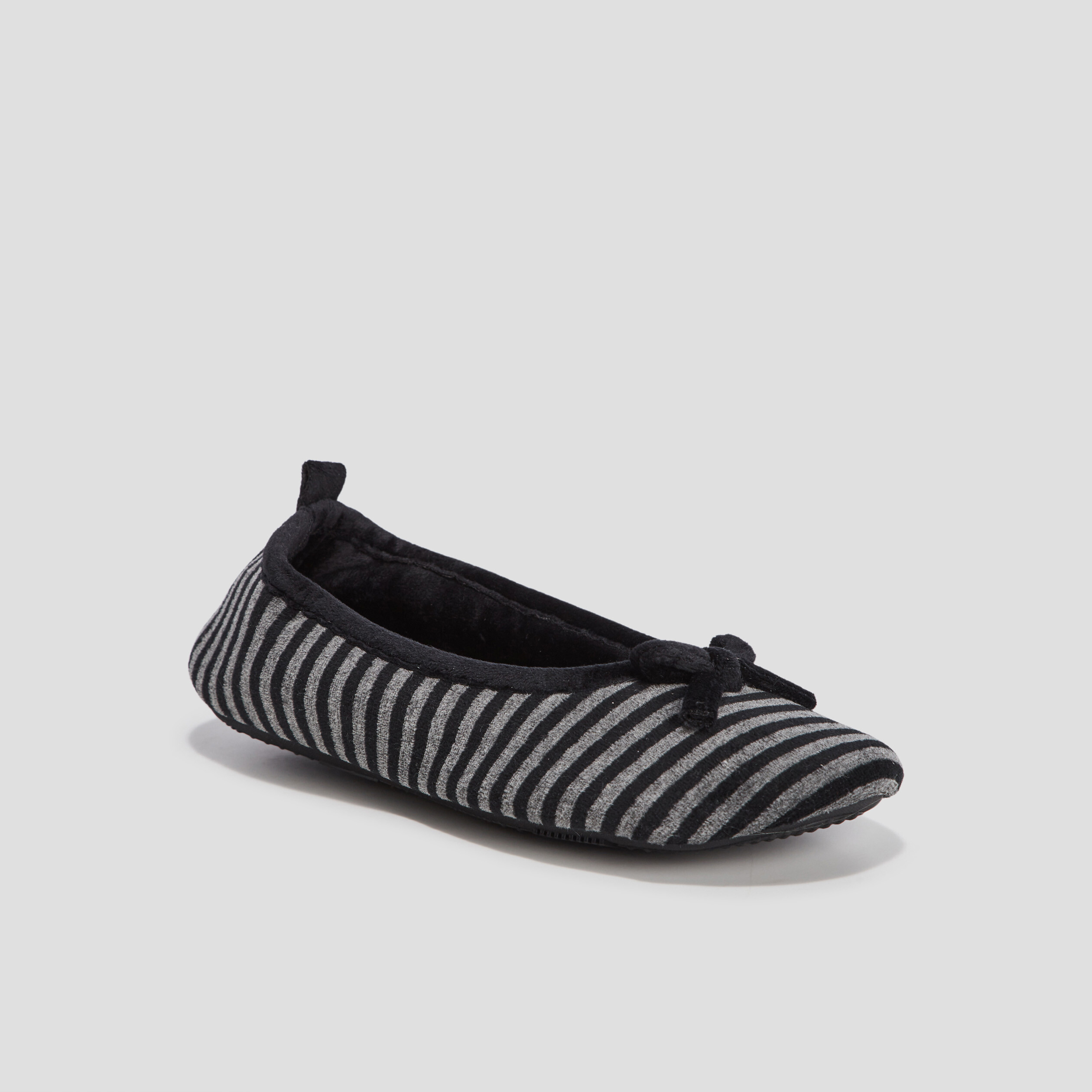 Chaussons ballerines noir femme | La Halle