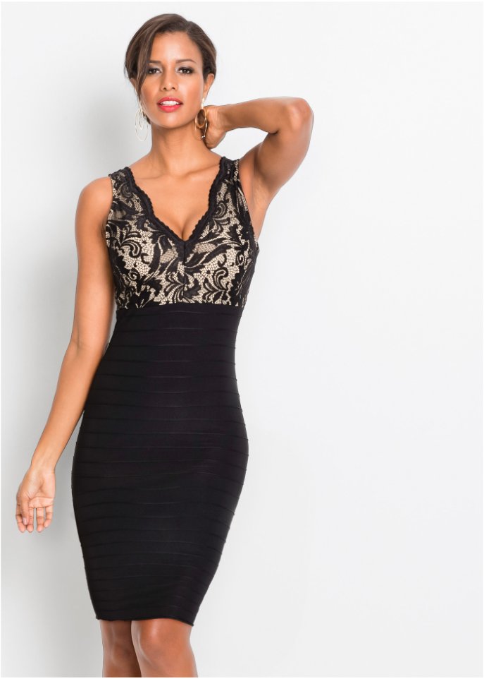 Kleid mit Spitze