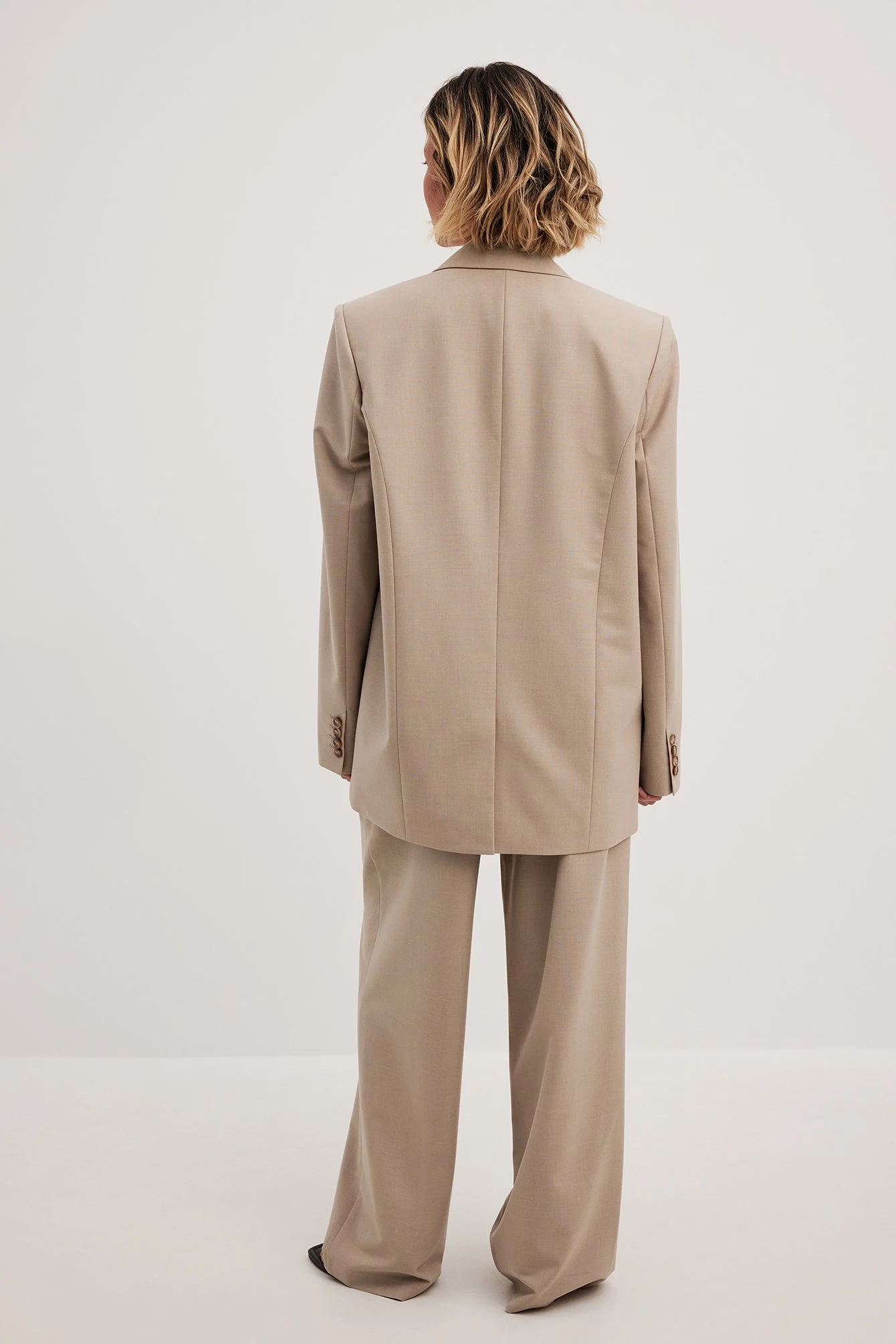 Oversize-Blazer aus Melange