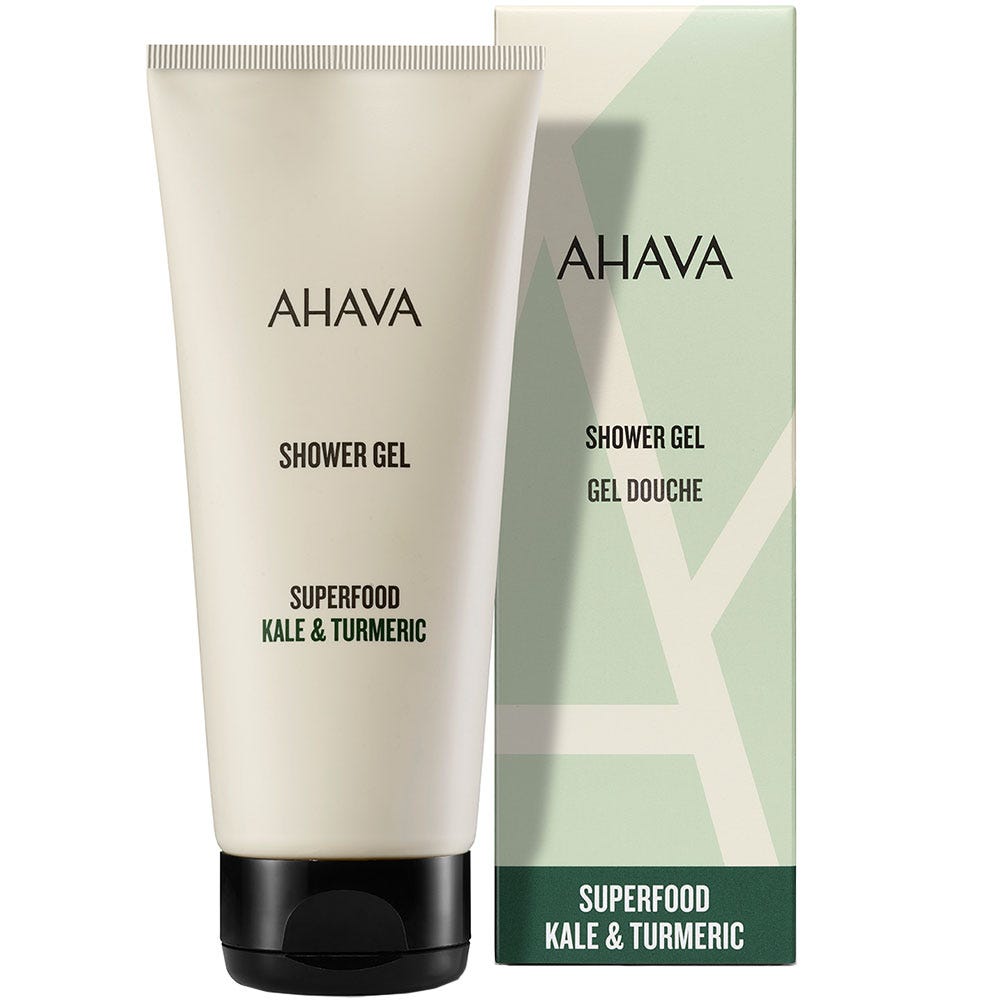 AHAVA Superfood Kale & Turmeric Shower Gel 200 ml