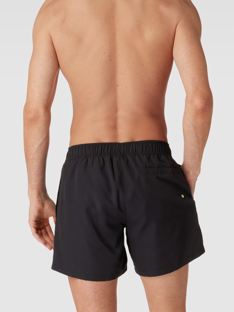 Badehose mit elastischem Bund Modell 'JONES BAY' in schwarz