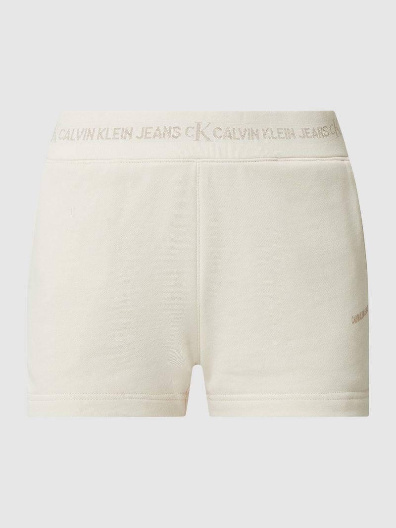 Sweatshorts aus Bio-Baumwolle  in beige