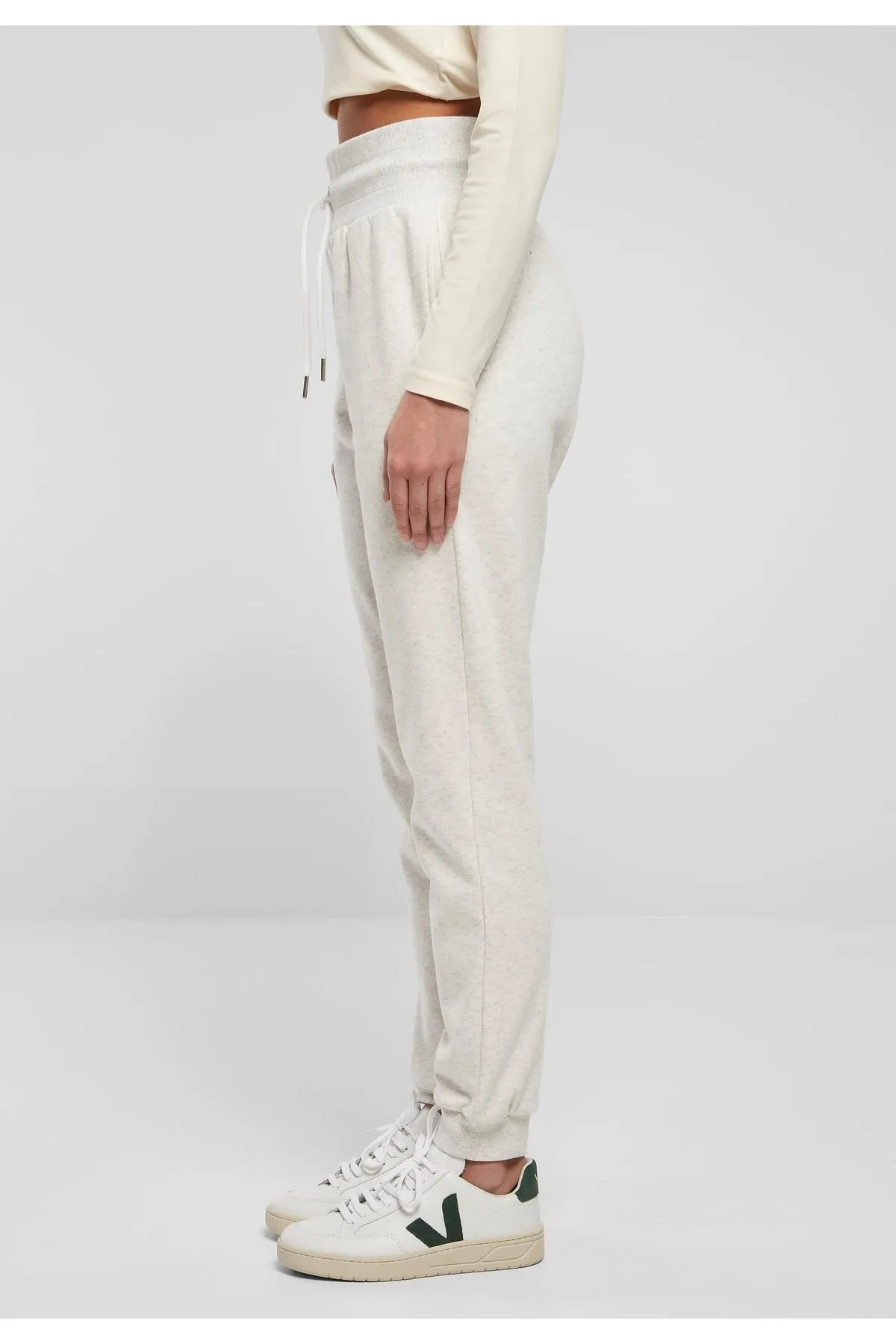 Urban Classics  Damen Ladies High Waist Color Melange Sweat Pants