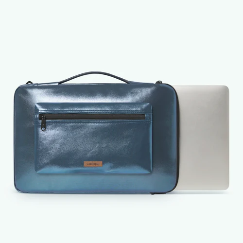 Larissa 13/14 inch laptop sleeve, navy blue