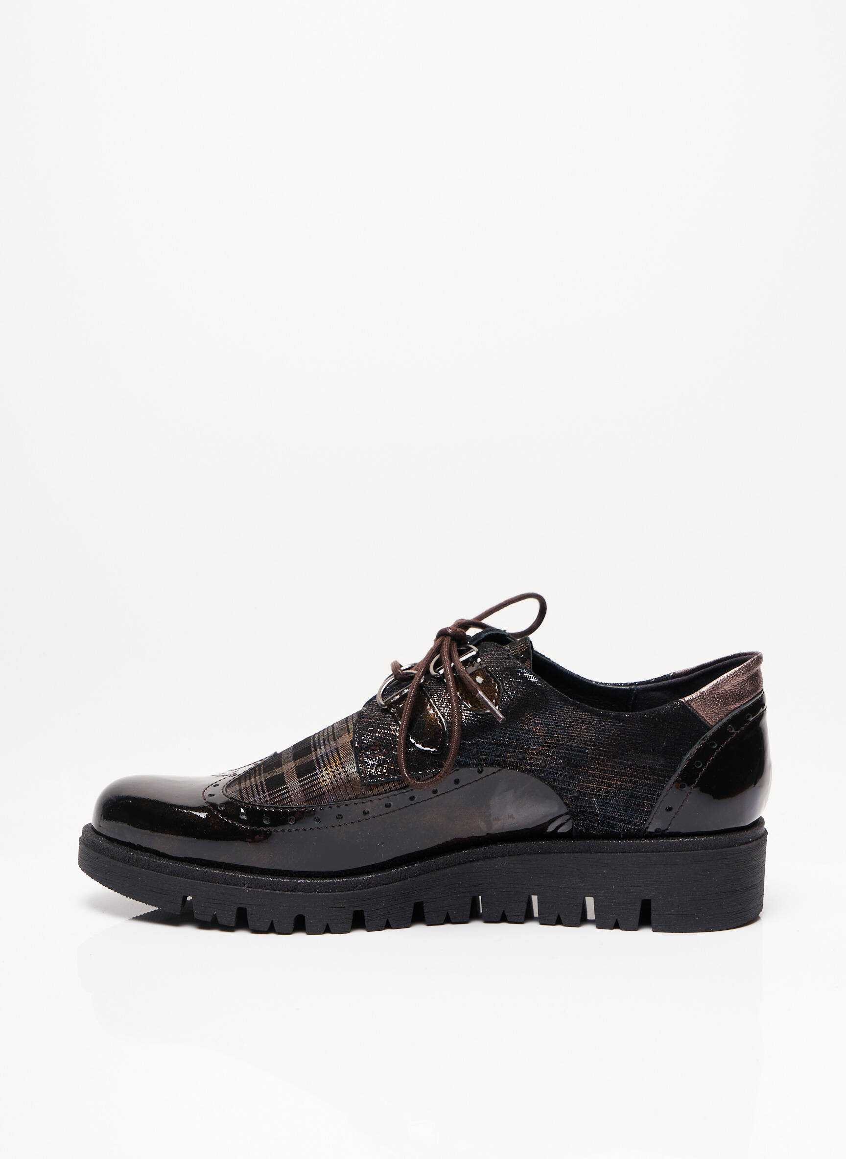 Geo Reino Derby Femme couleur marron