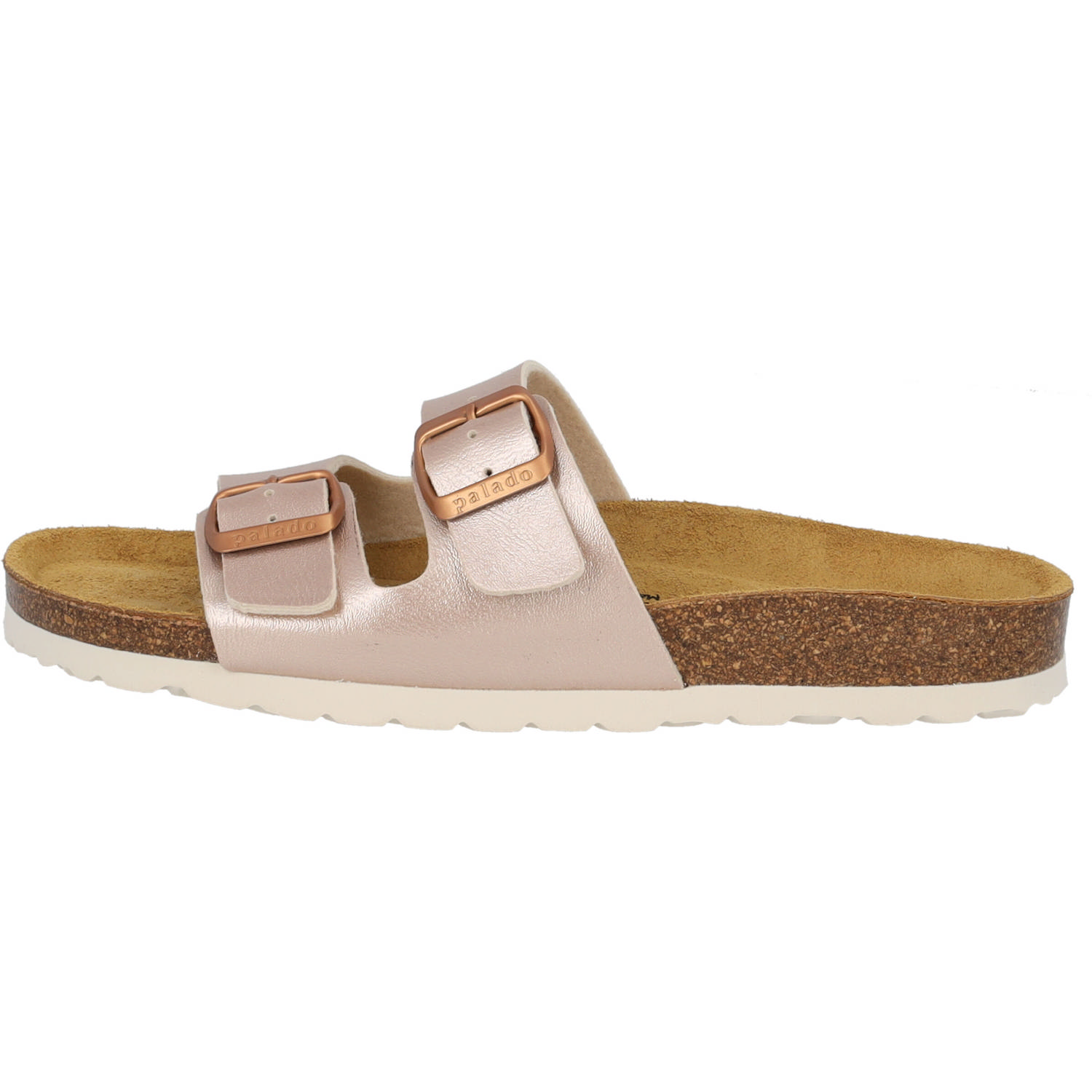 Palado Milos Metallic, Pantoletten, Damen, Rosegold