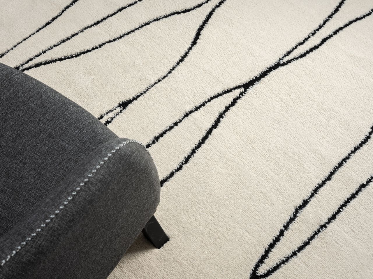 MyFlair Teppich Moroccan Refresh, 190 cm x 240 cm, Farbe weiß, rechteckig, Florhöhe 19mm