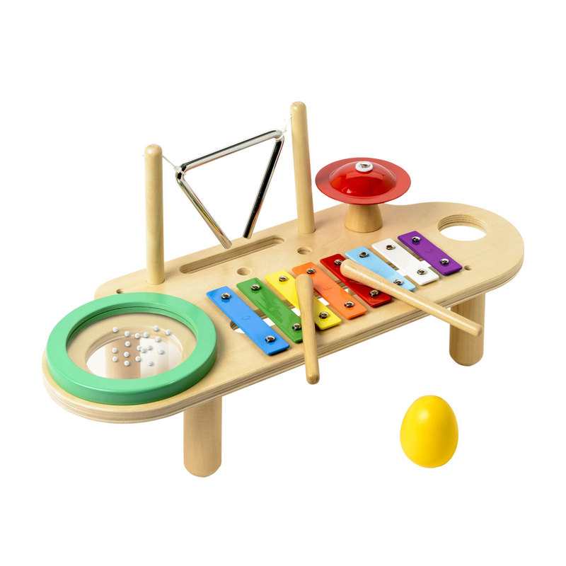 Table musicale 5 instruments en bois Oxybul