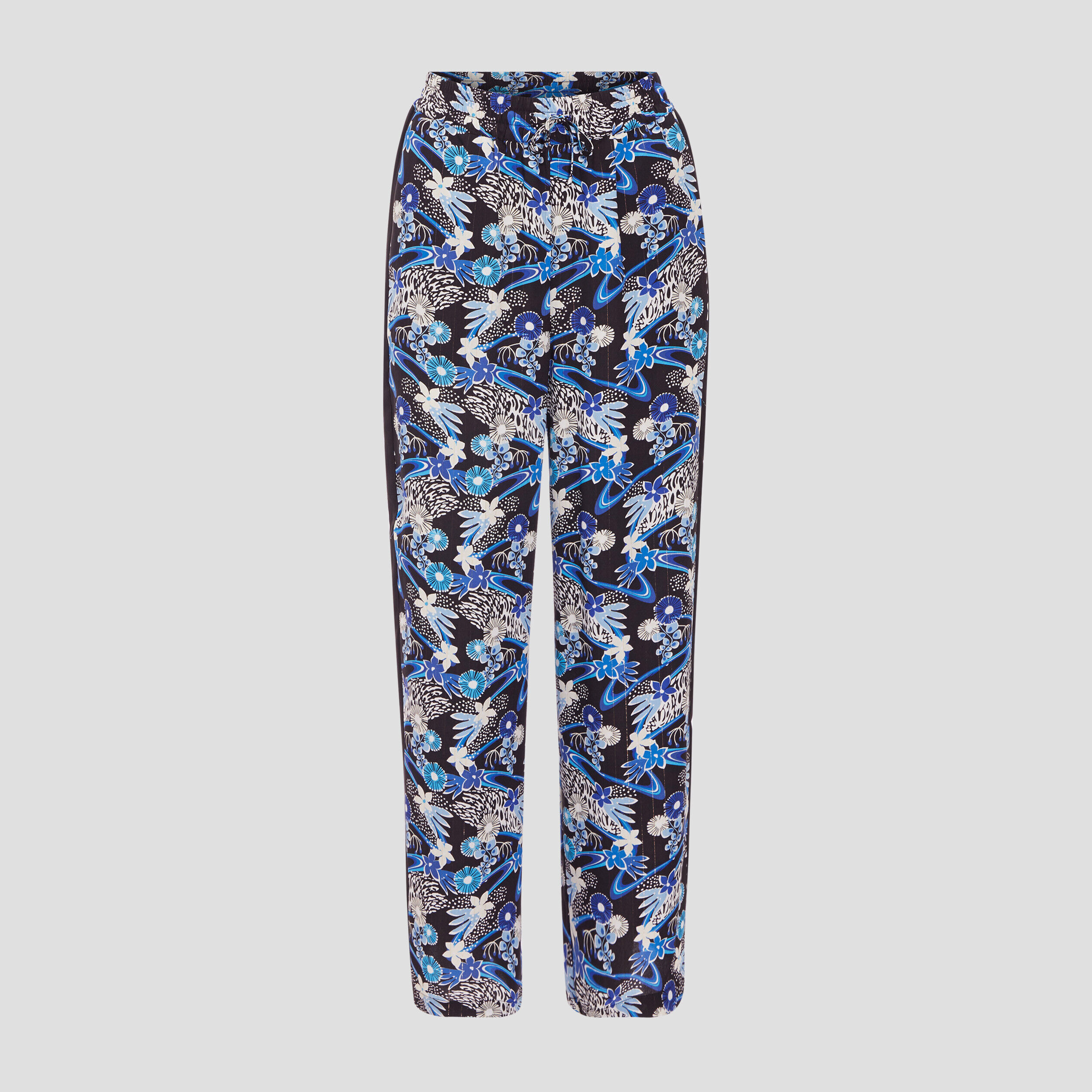 Pantalon large fluide noir femme | Cache Cache