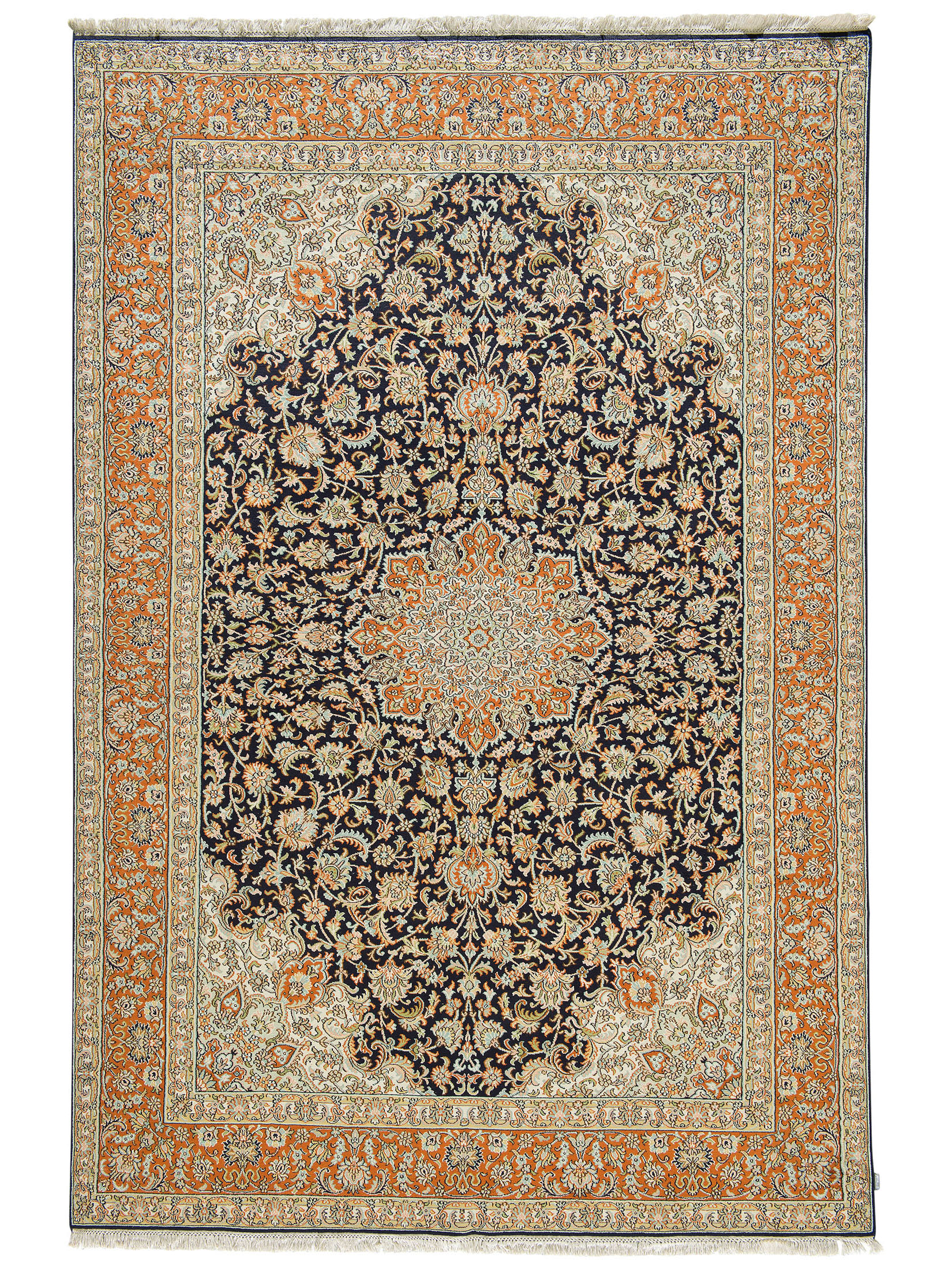 Kaschmir Seide 18/18 ca. 186 x 279 cm, Unikat / Einzelstück