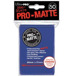 Pro-Matte Sleeves Blue (50 Hüllen) [66x91mm]