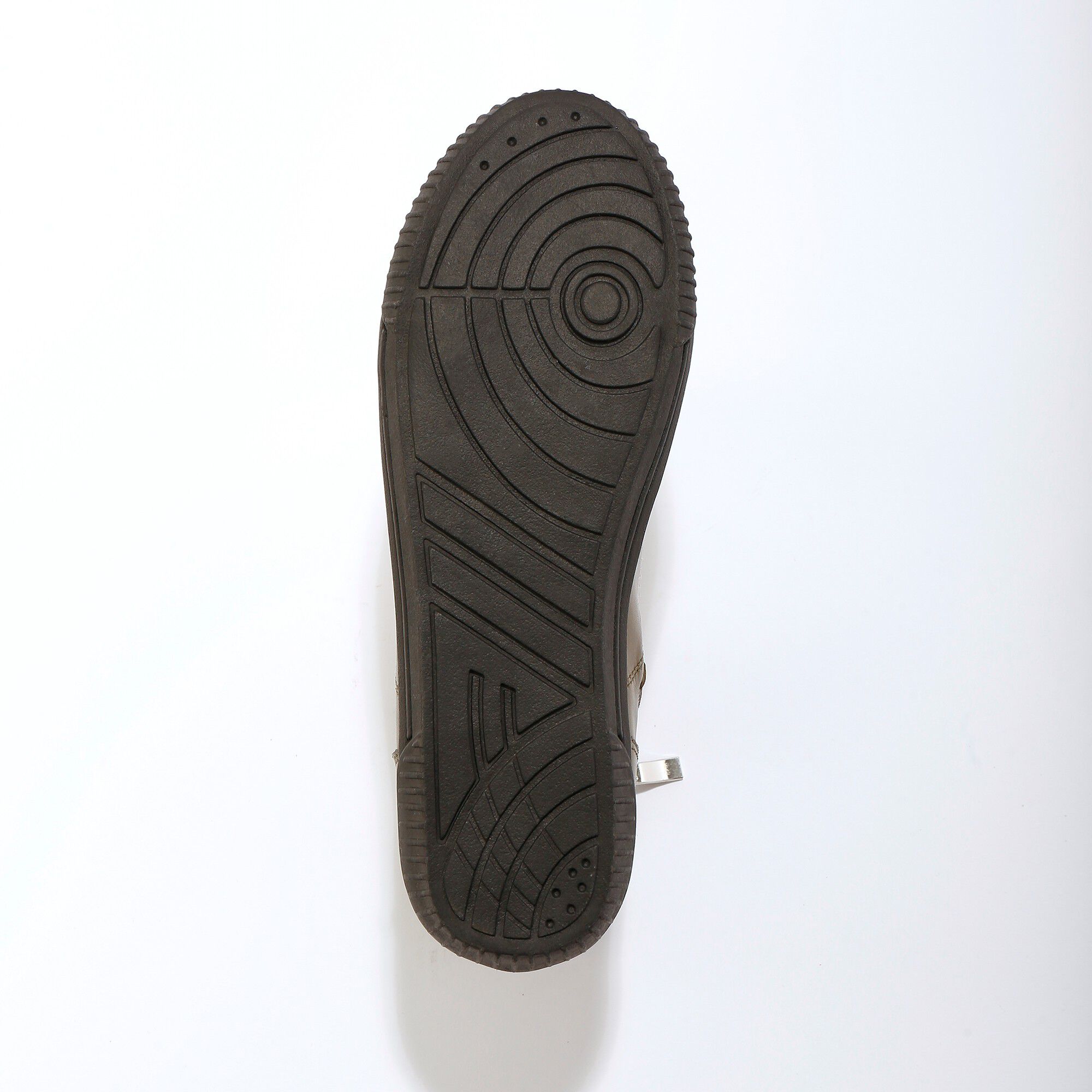 Baskets montantes zippées à boucle dorée