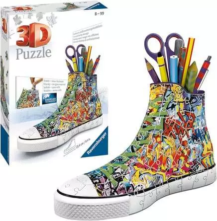 3D Puzzle Sneaker Graffiti