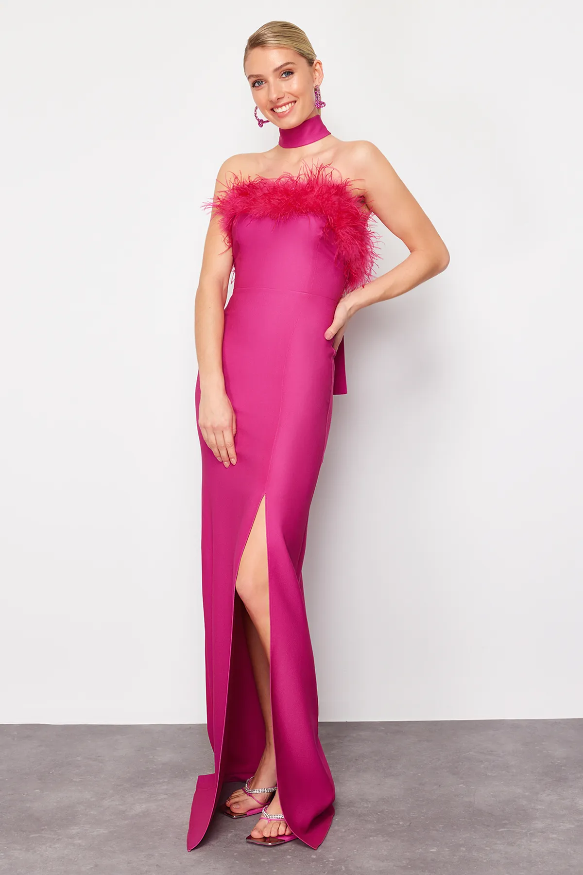 Trendyol Collection  Abendkleid & Abschlusskleid - Rosa - Shift