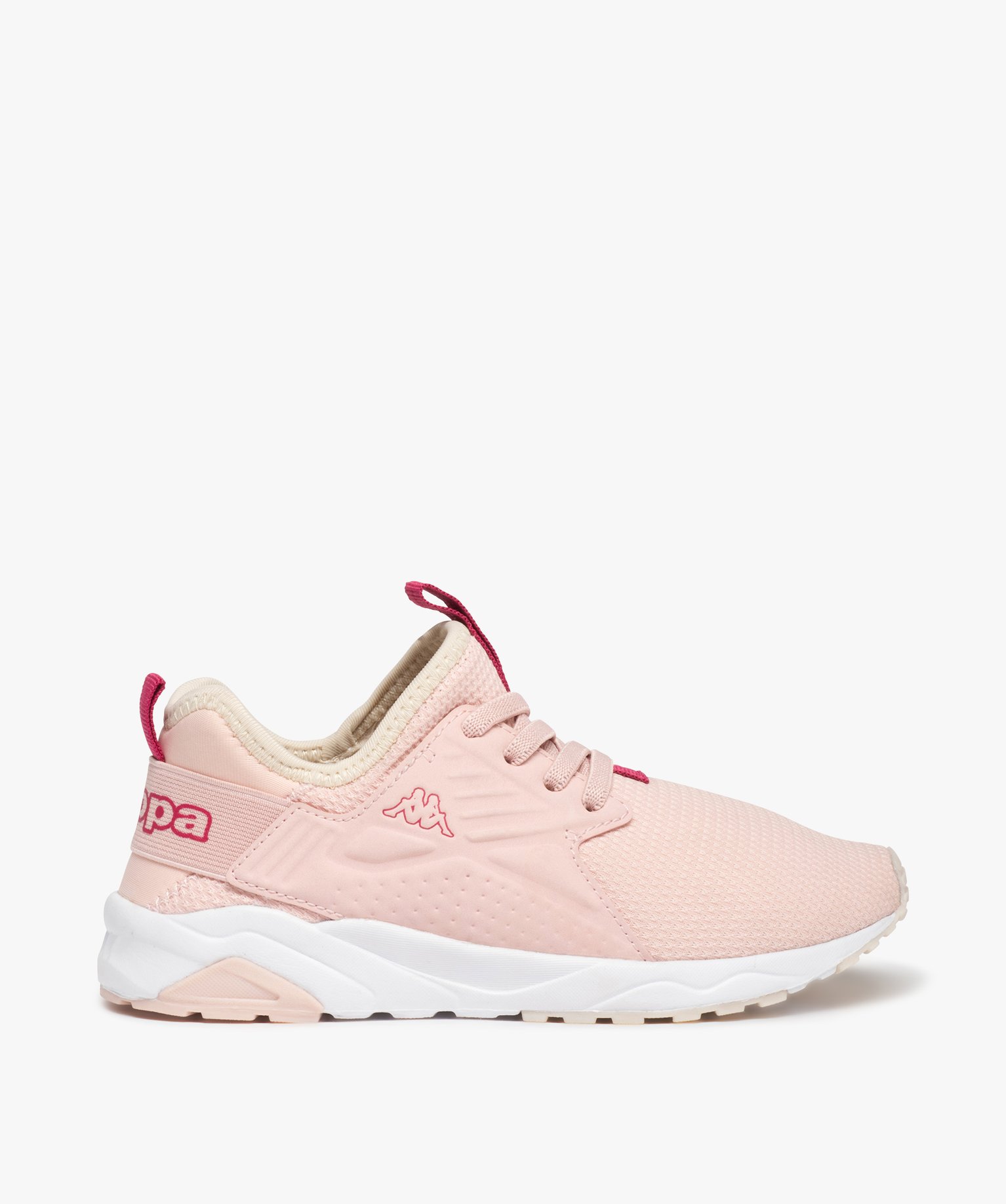Baskets fille running à lacets élastiques – Kappa San Pu... rose | GEMO
