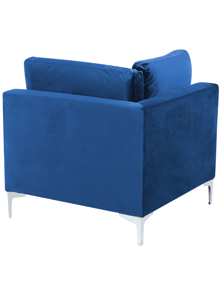 Beliani 2-tlg U-förmiges Sofa EVJA in Blau günstig kaufen onesize