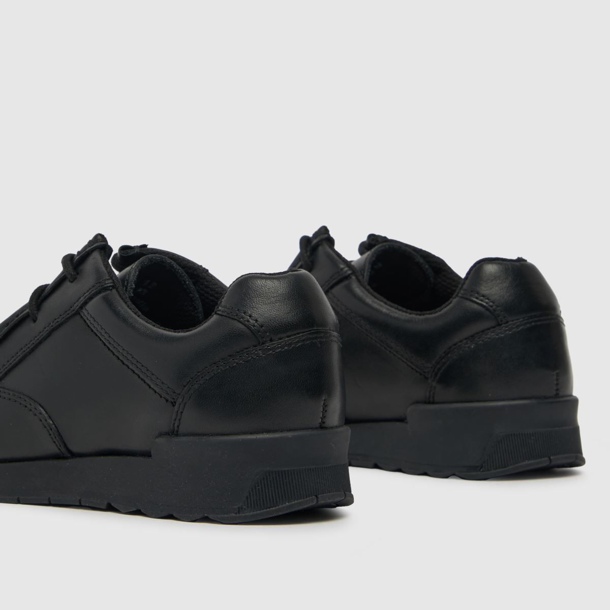 schuh svarta learn-förkläde pojkar juniorskor