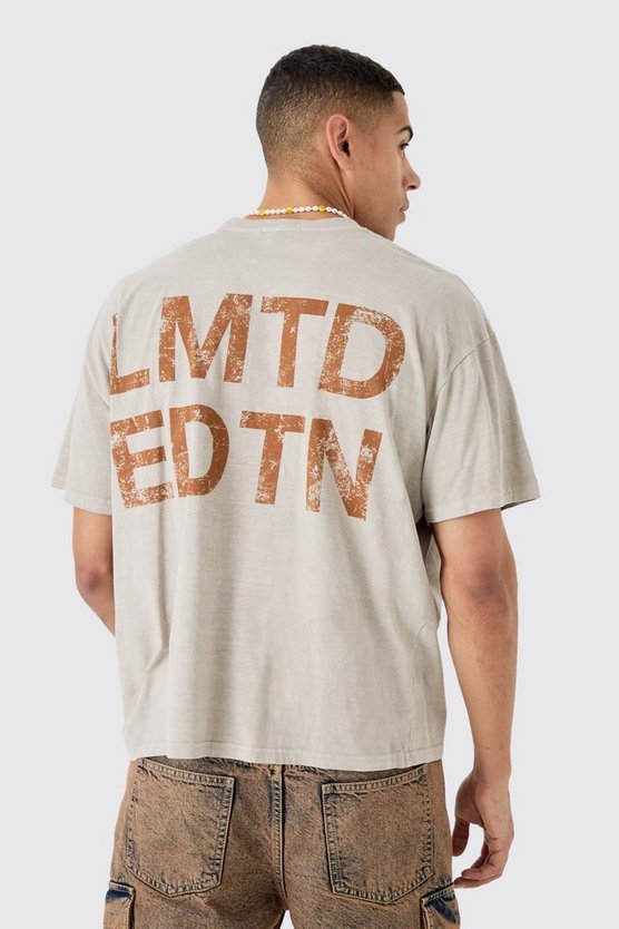 Kastiges Oversize T-Shirt mit Limited Print