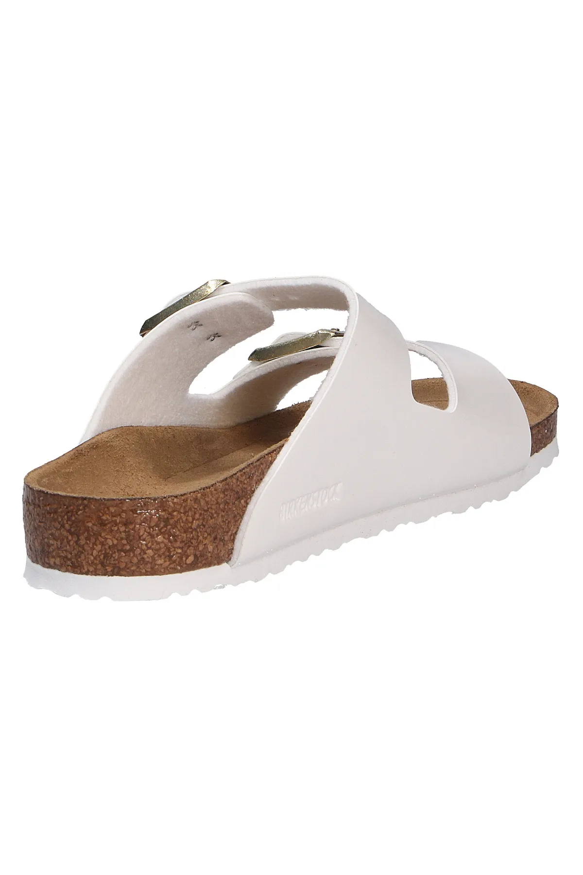 Birkenstock  Pantolette - Weiß - Flacher Absatz